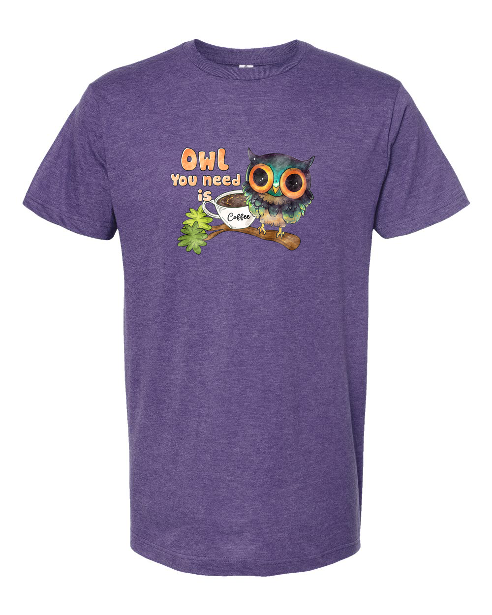 Owl You Need Is Coffee Cute Owl Coffee Graphic Tee