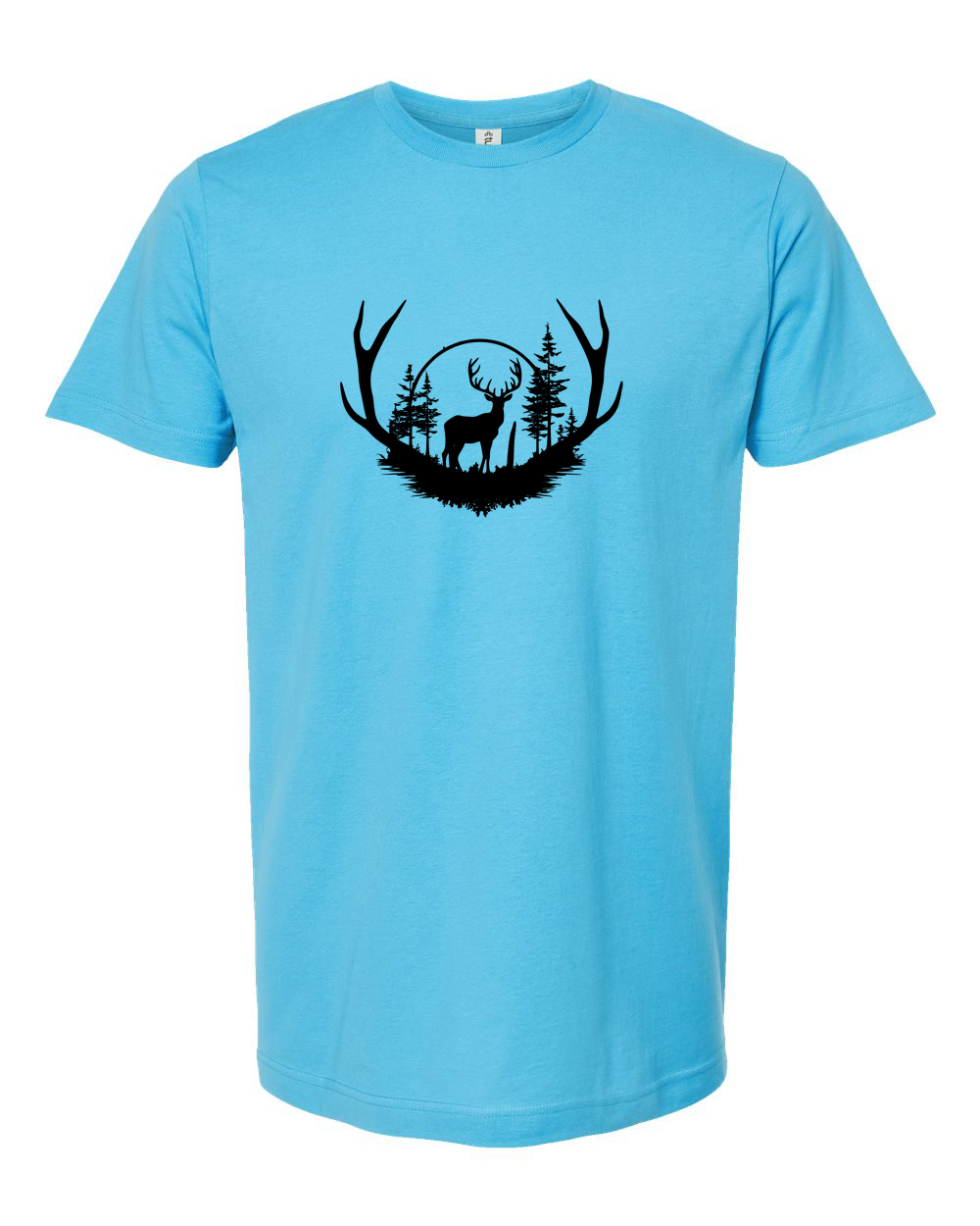 Deer Silhouette Tee - Unisex Fine Jersey T-Shirt
