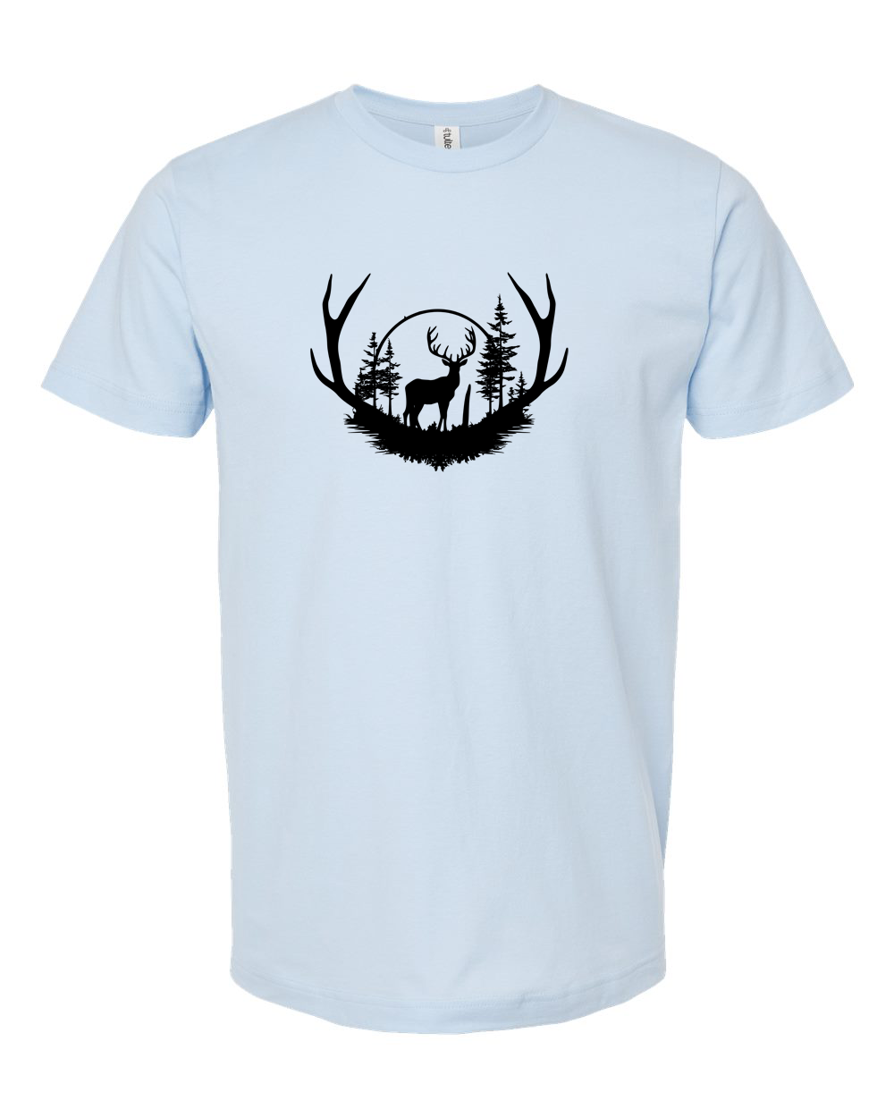 Deer Silhouette Tee - Unisex Fine Jersey T-Shirt