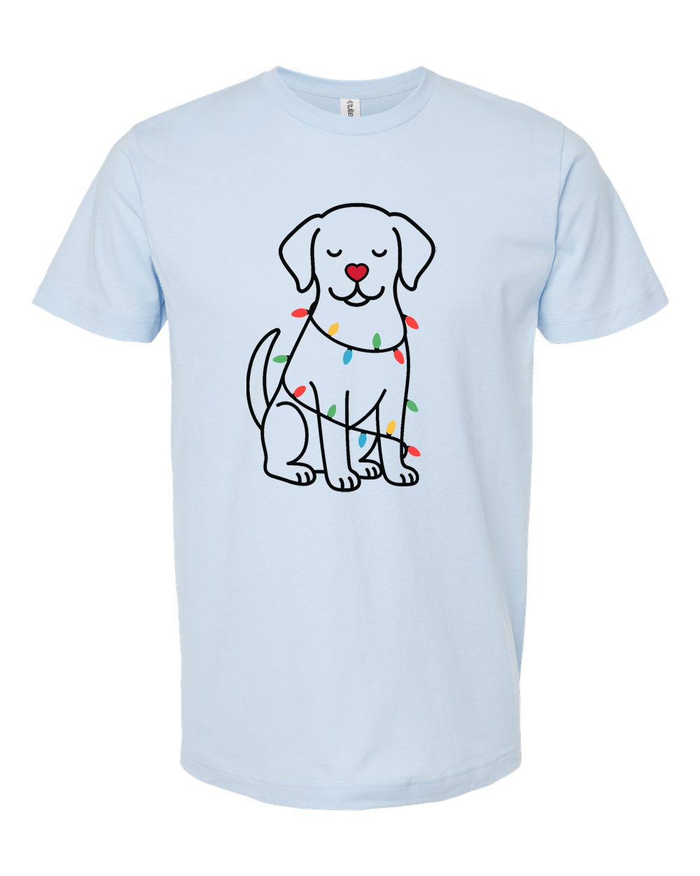 Cute Puppy String Lights Shirt