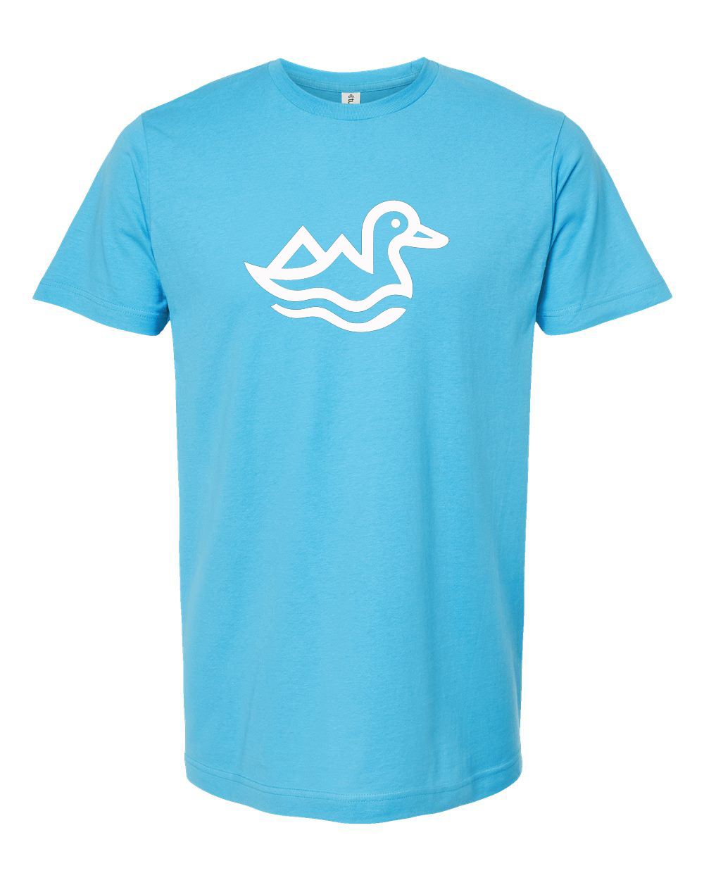 Minimal Duck Outline Graphic T-Shirt