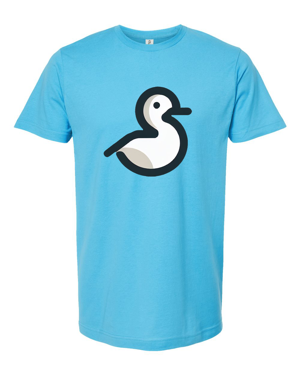 Black and White Duck Silhouette T-Shirt