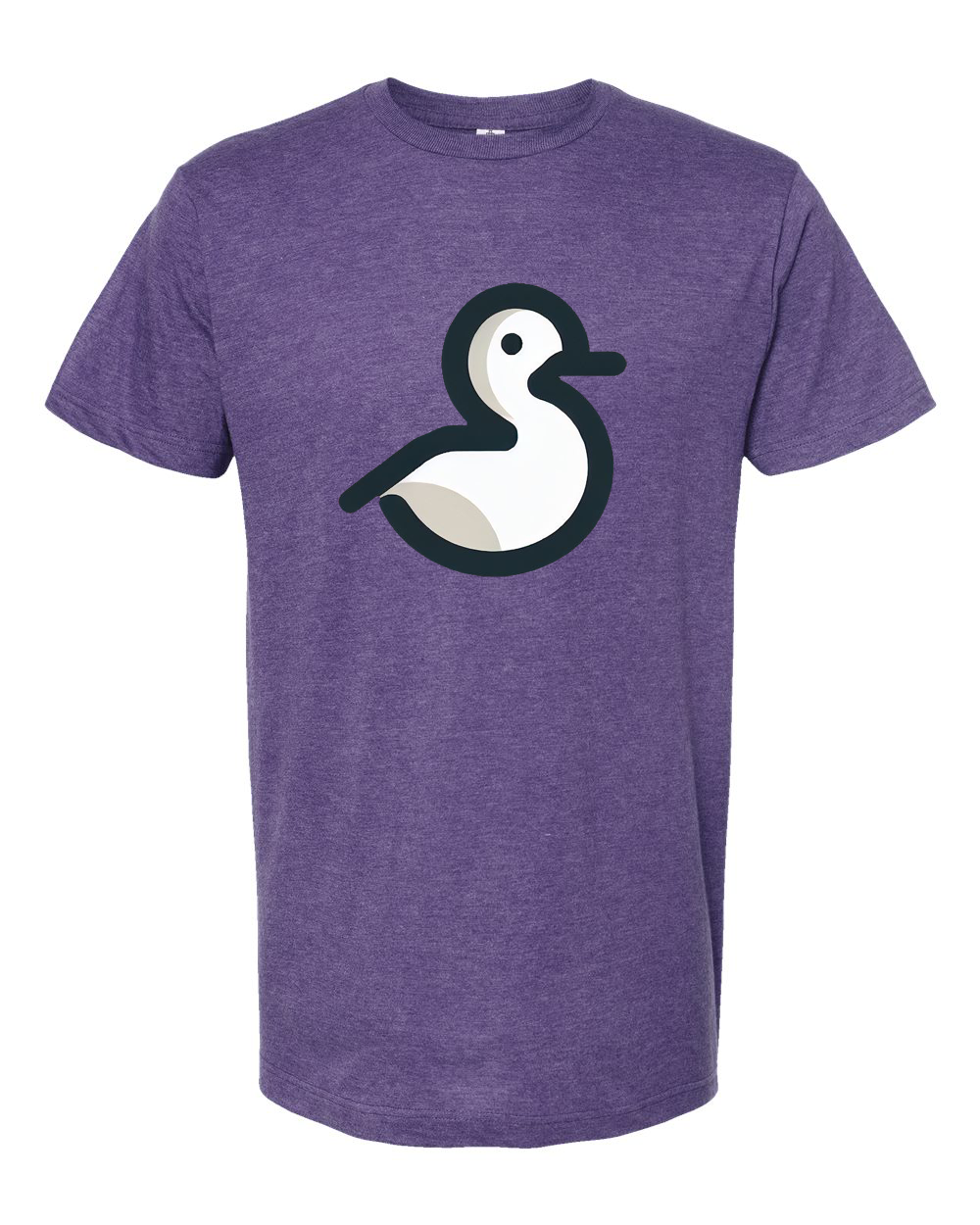 Black and White Duck Silhouette T-Shirt