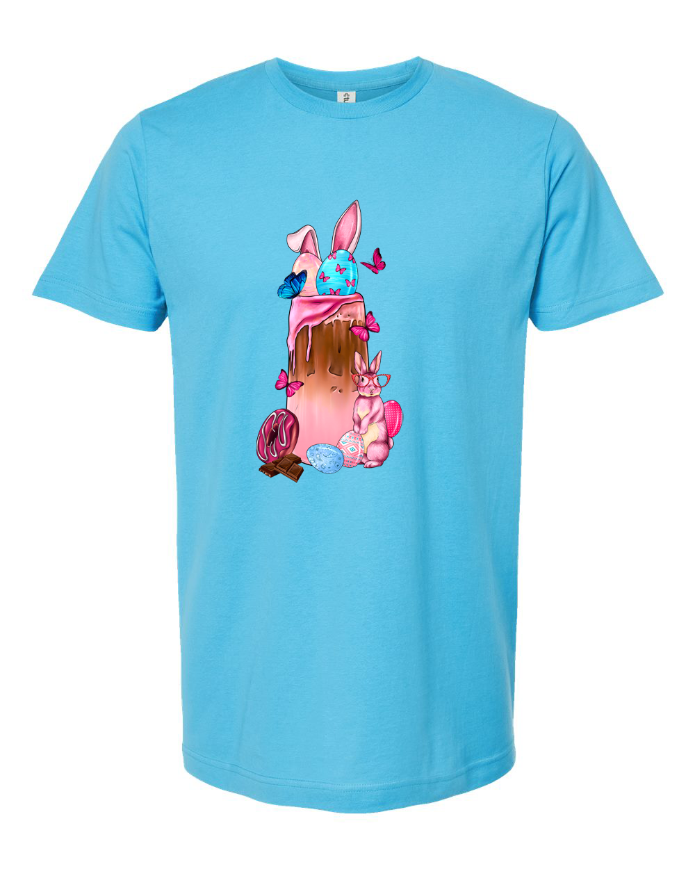 Floral Bunny Drink Spring Tee