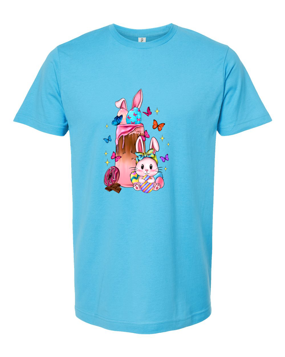 Bunny Basket Easter Graphic Tee