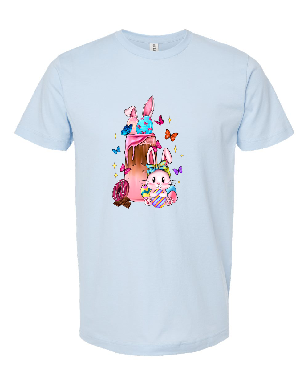 Bunny Basket Easter Graphic Tee
