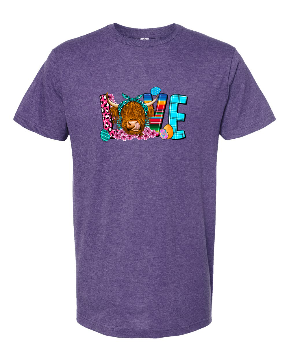 Love Cow Easter Spring Tee