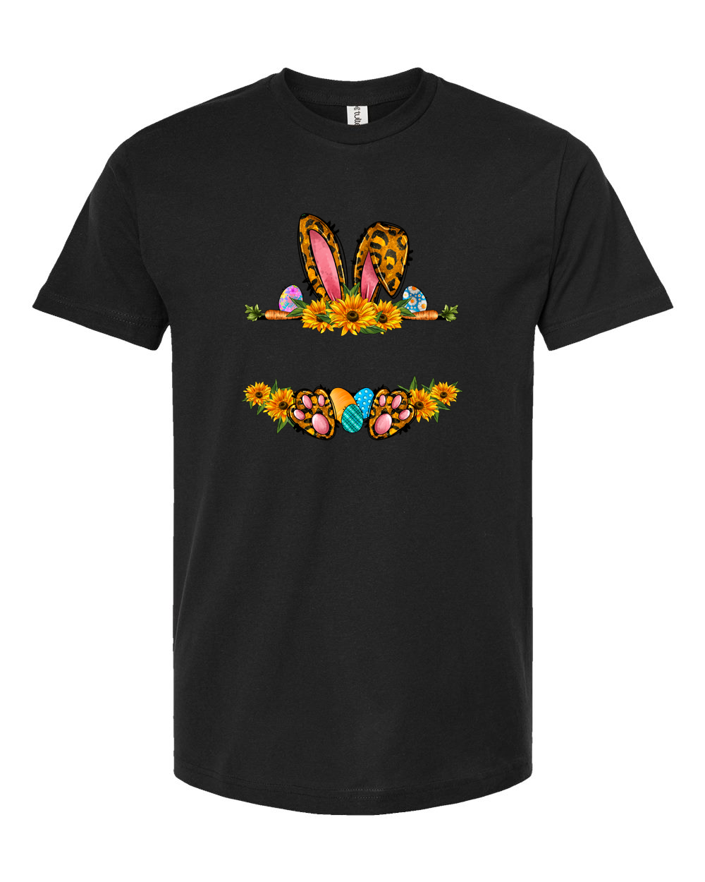 Bunny Name Frame Easter Tee