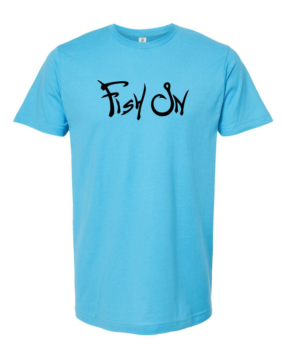 Fish On Typography Tee