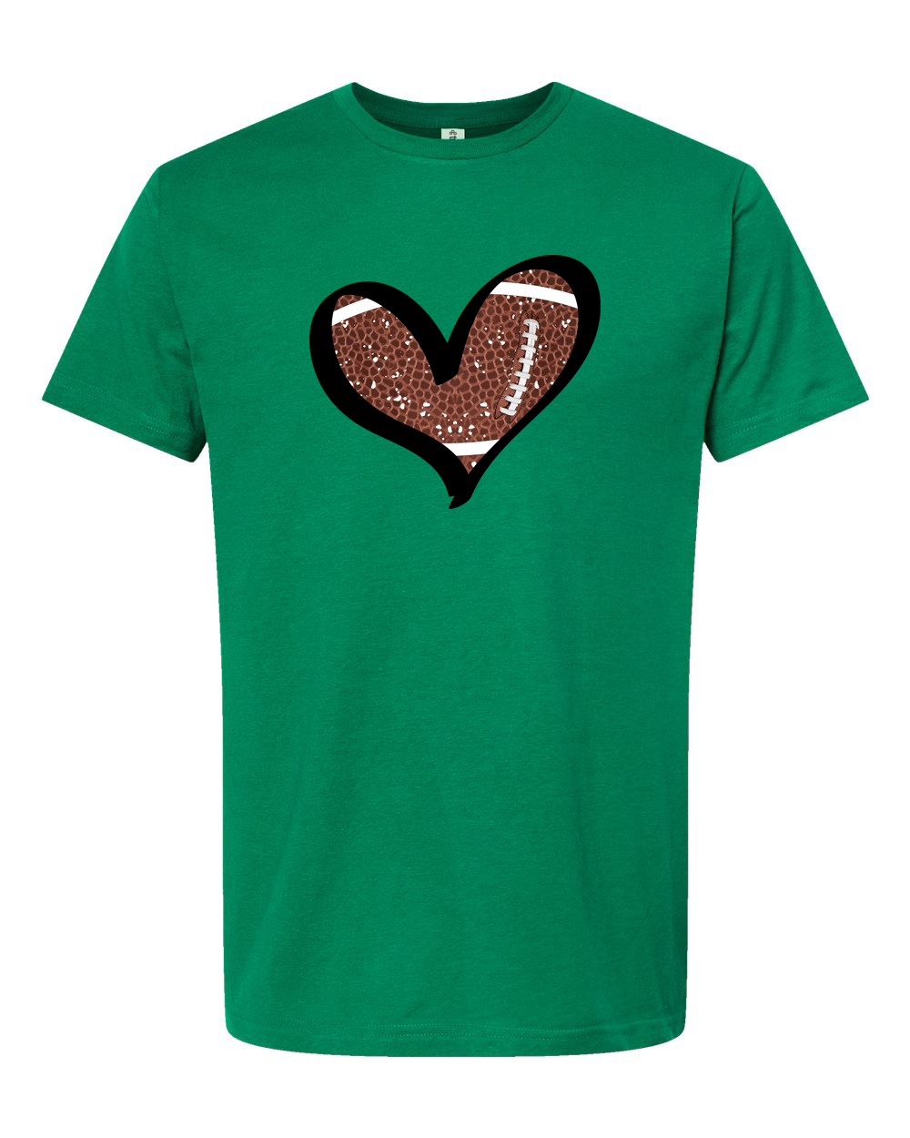 Leopard Football Heart Shirt