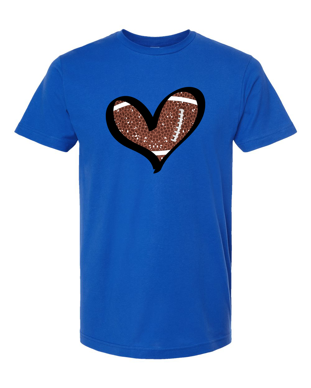 Leopard Football Heart Shirt