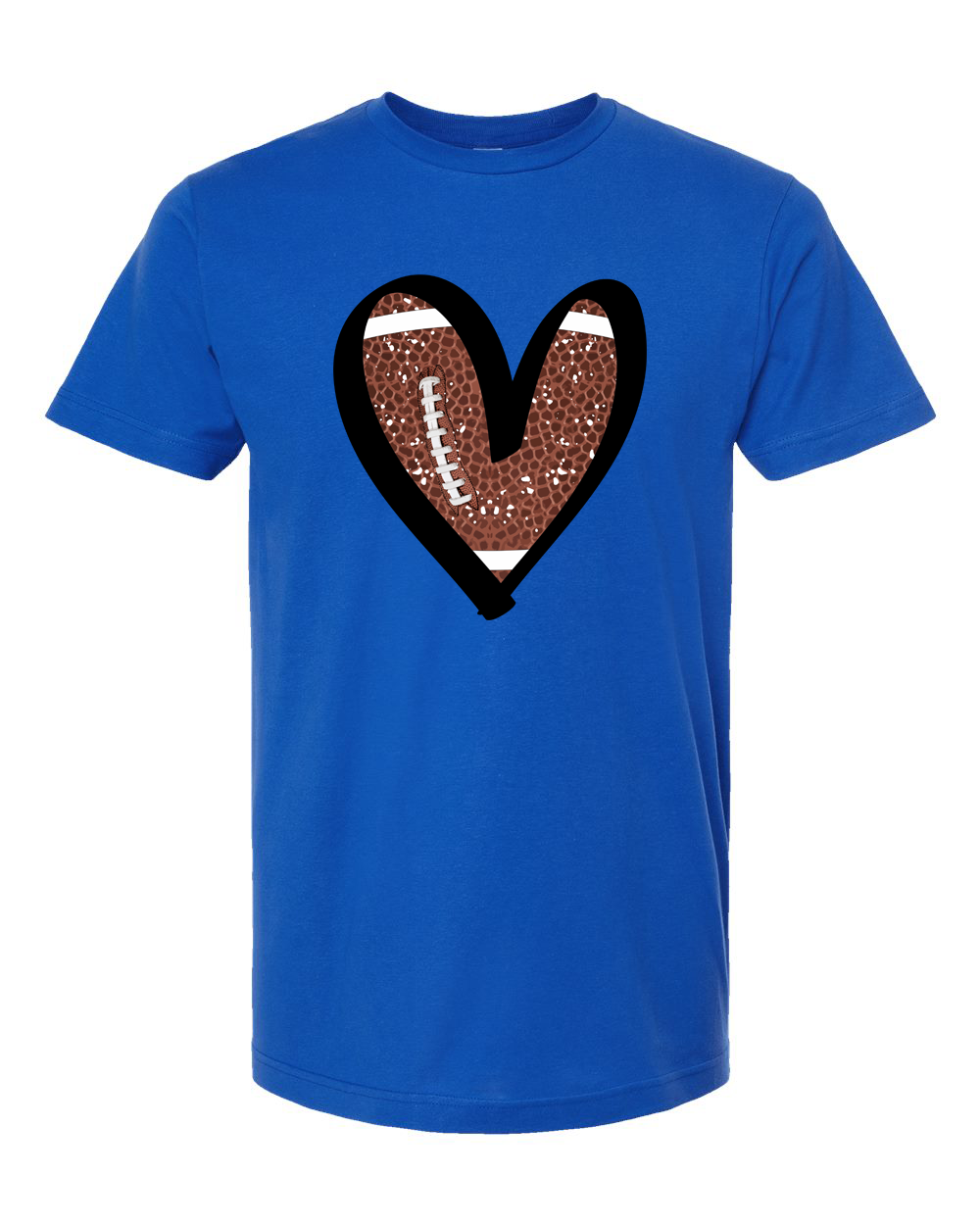 Football Heart Graphic Tee