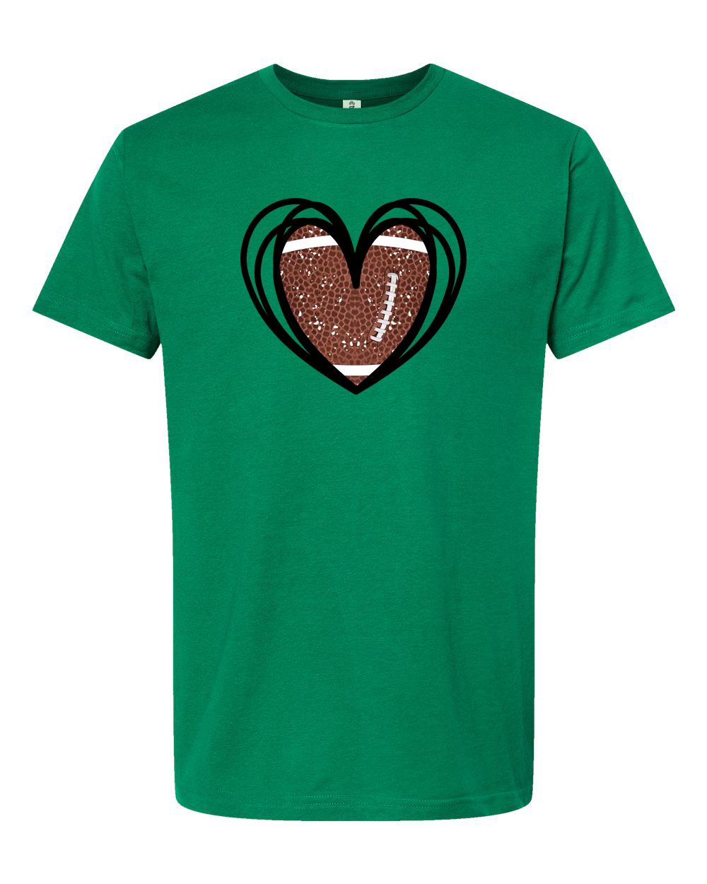 Game Day Football Heart Shirt