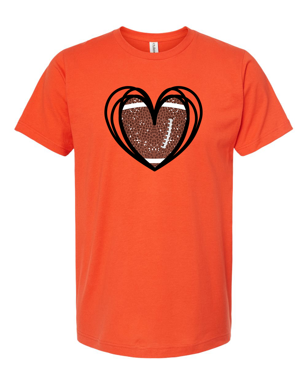 Game Day Football Heart Shirt