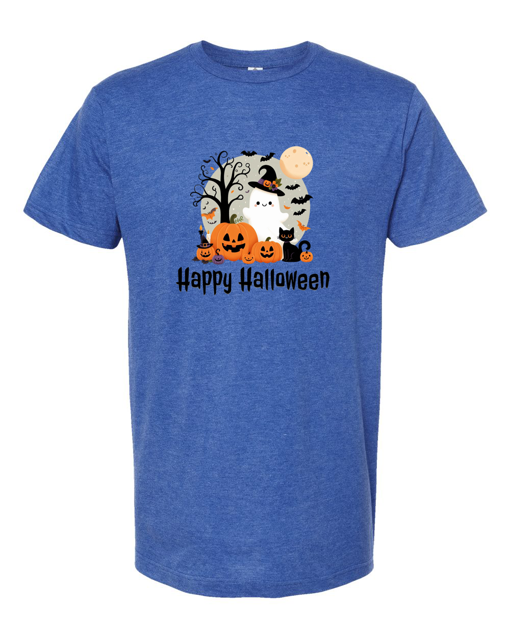 Happy Halloween Ghost Trio Cute Graphic Tee