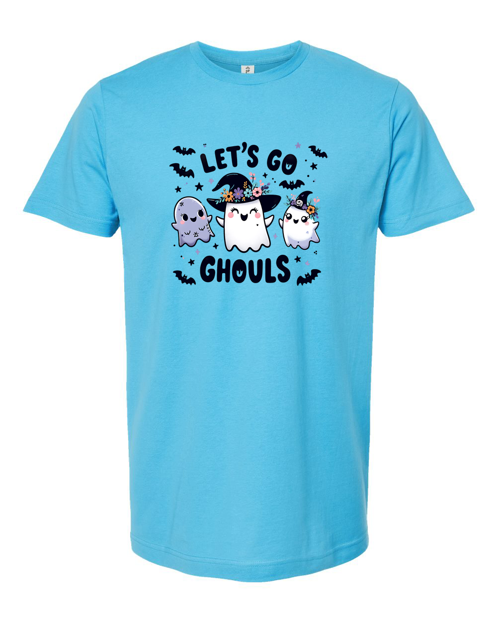 Let's Go Ghouls Ghost Halloween Graphic Tee