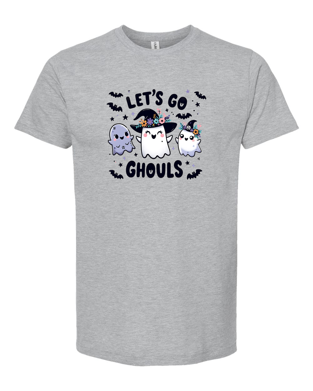 Let's Go Ghouls Ghost Halloween Graphic Tee