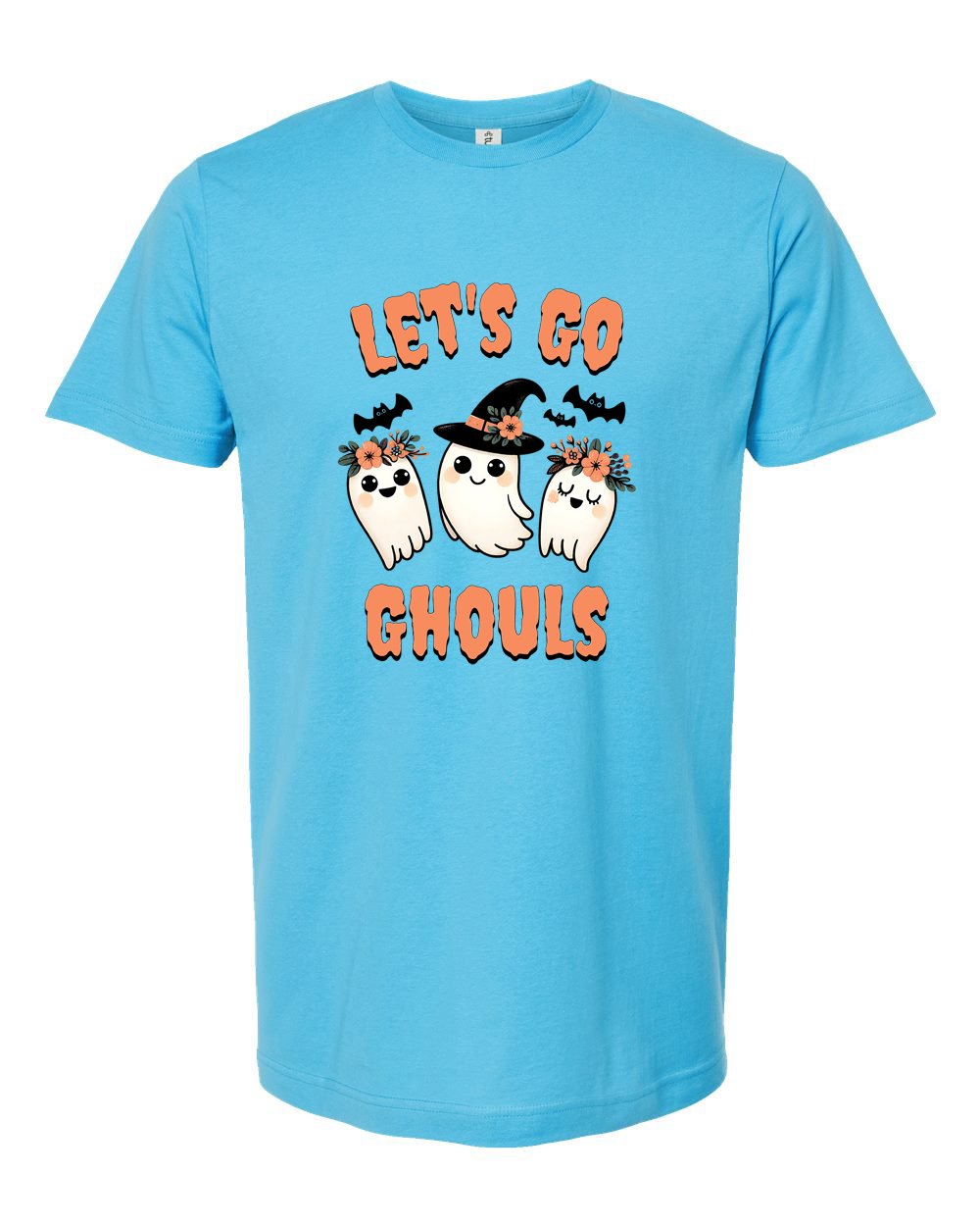 Let's Go Ghouls Ghost Halloween Graphic Tee