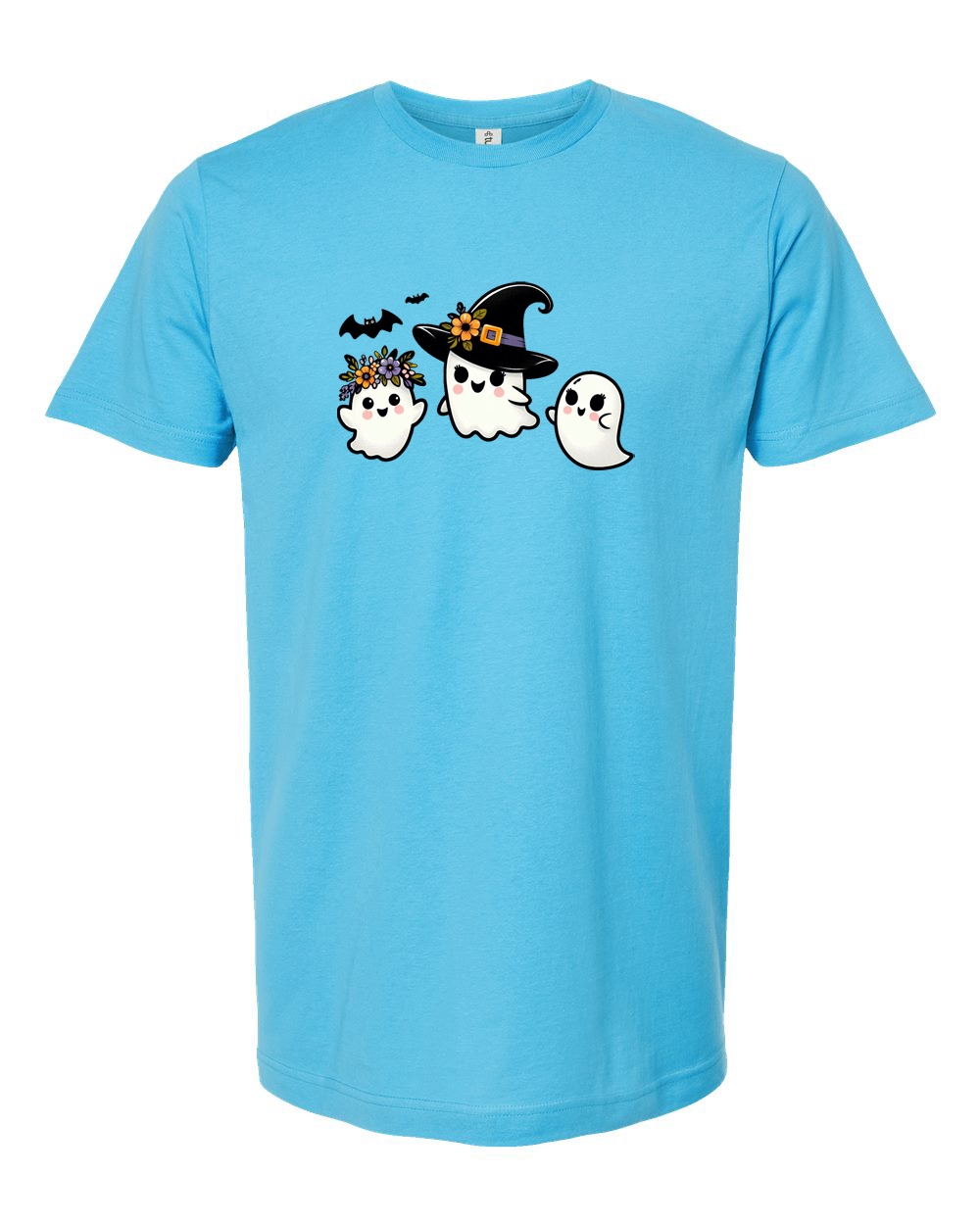 Cute Ghost Trio Halloween Graphic Tee