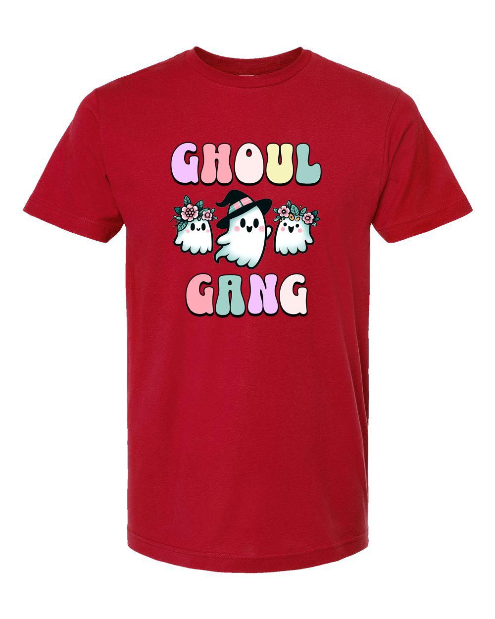 Ghoul Gang Cute Ghost Halloween Graphic Tee