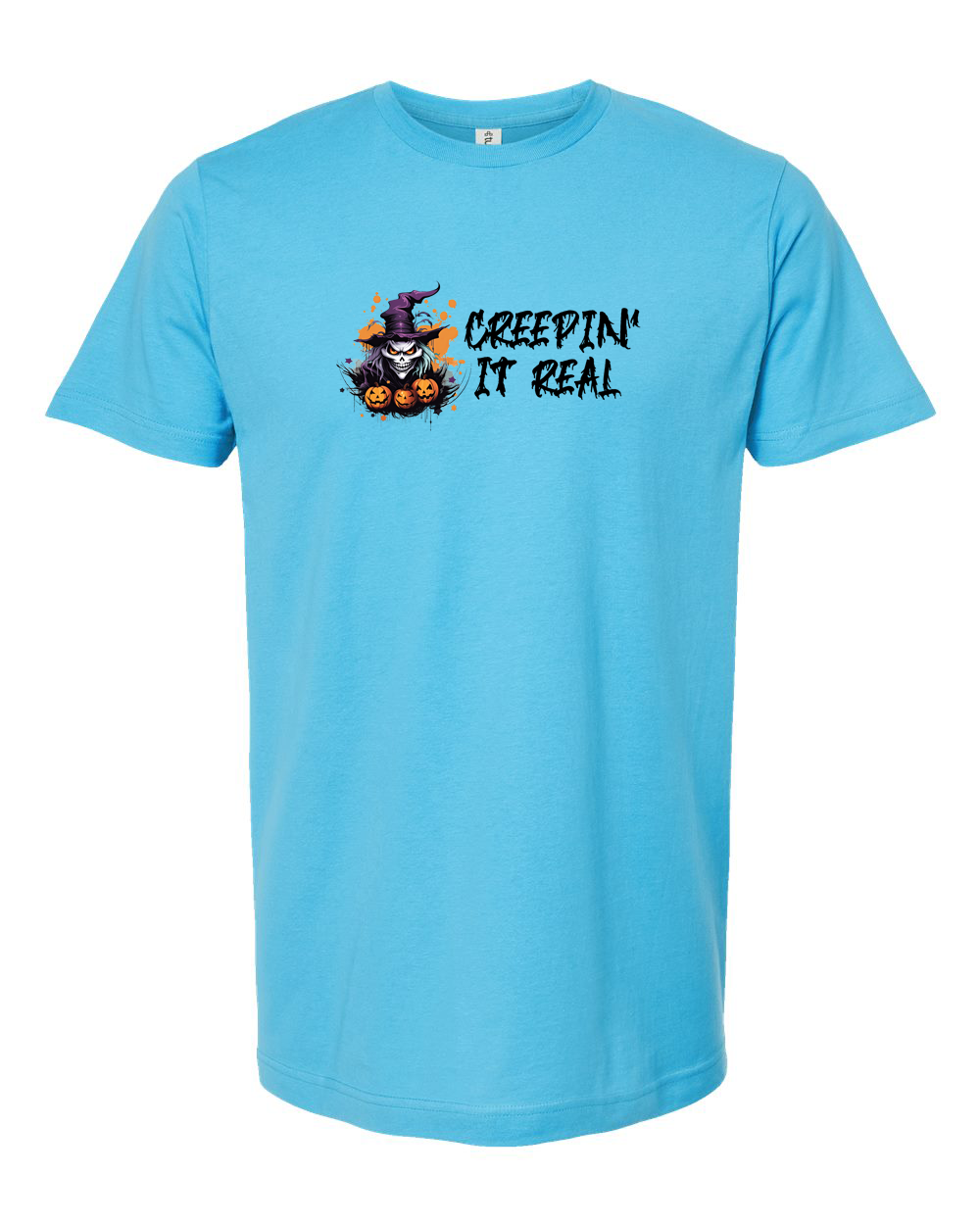 Creepin It Real Cute Halloween Scene Graphic Tee