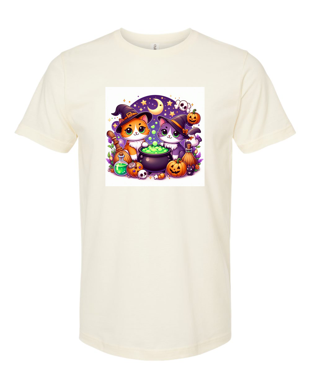 Halloween Cats Cute Spooky Graphic Tee