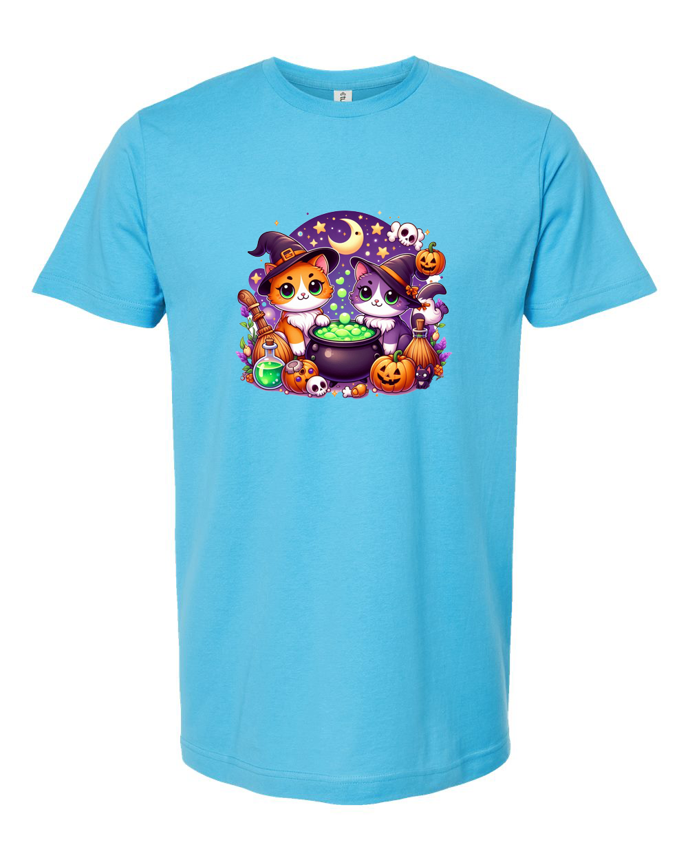 Halloween Cats Cute Spooky Graphic Tee
