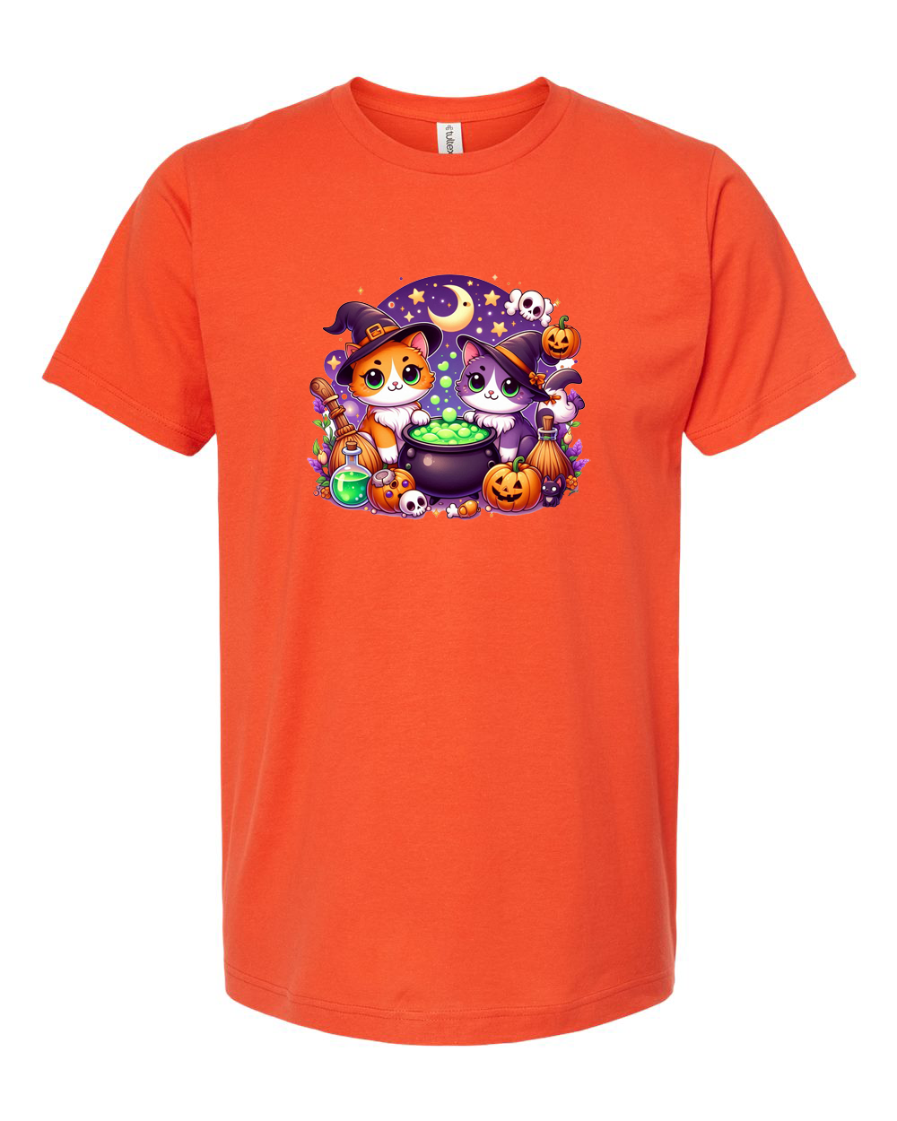 Halloween Cats Cute Spooky Graphic Tee