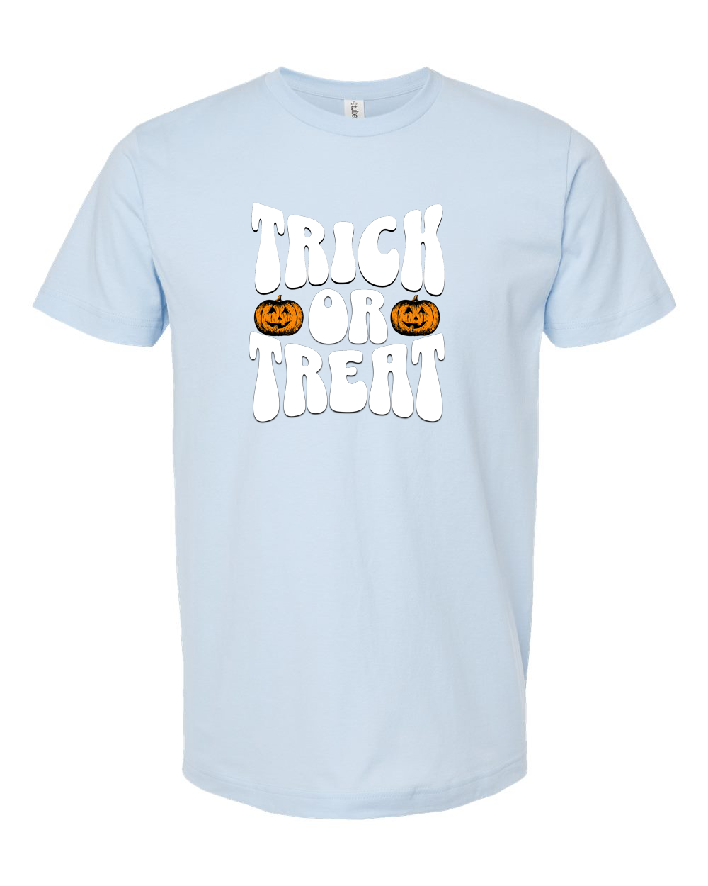 Trick or Treat Halloween Typography Graphic Tee