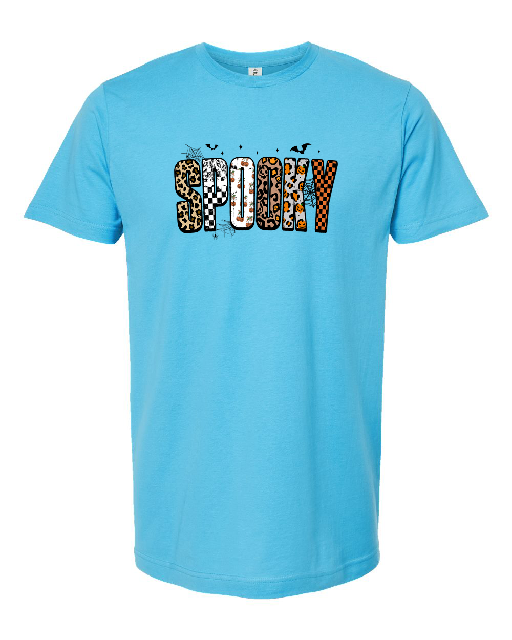 Spooky Leopard Print Halloween Graphic Tee