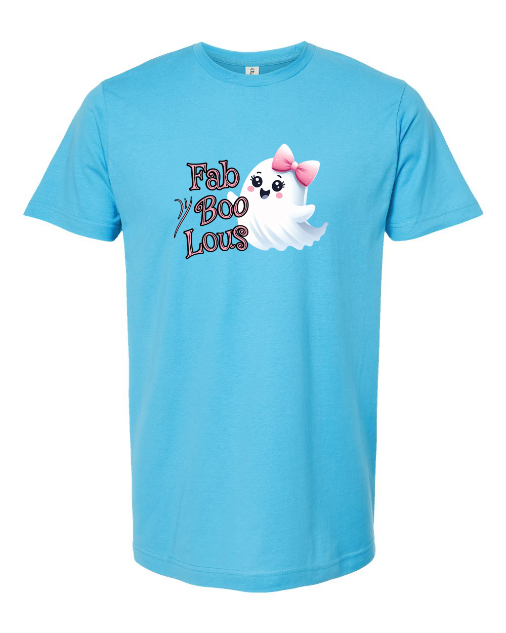 Fab Boo Lous Cute Ghost Halloween Graphic Tee