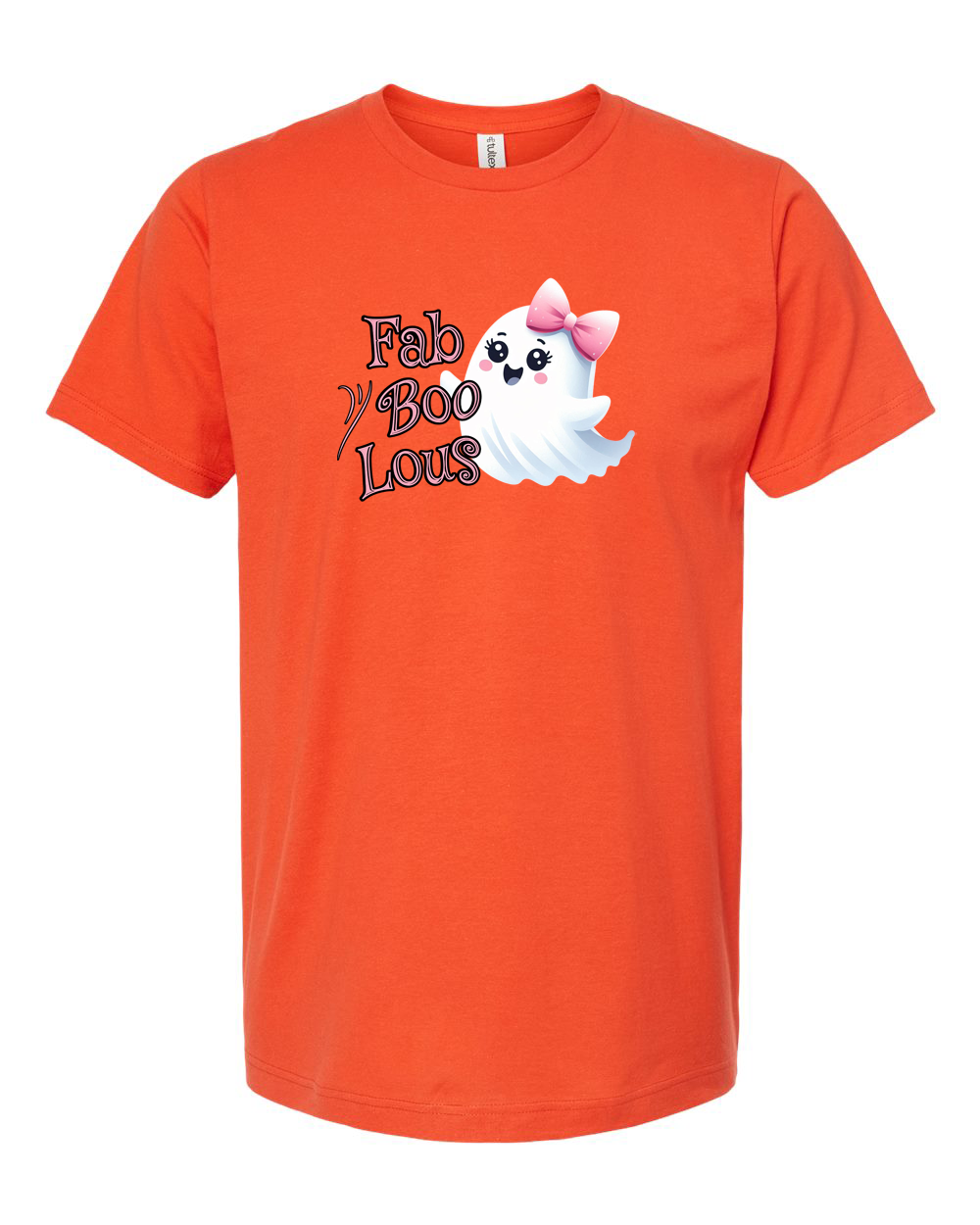 Fab Boo Lous Cute Ghost Halloween Graphic Tee