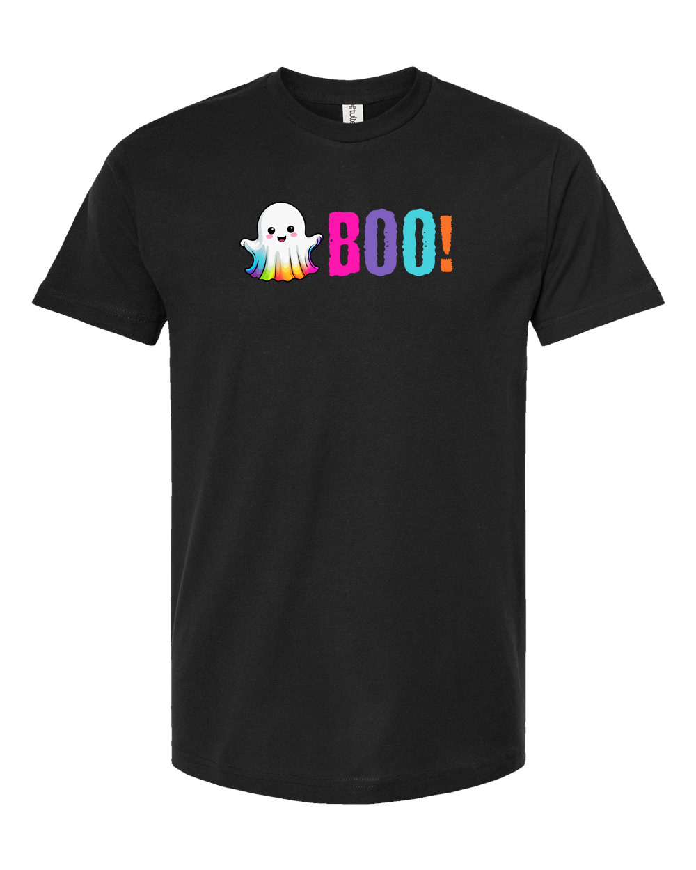 Boo Cute Ghost Halloween Graphic Tee