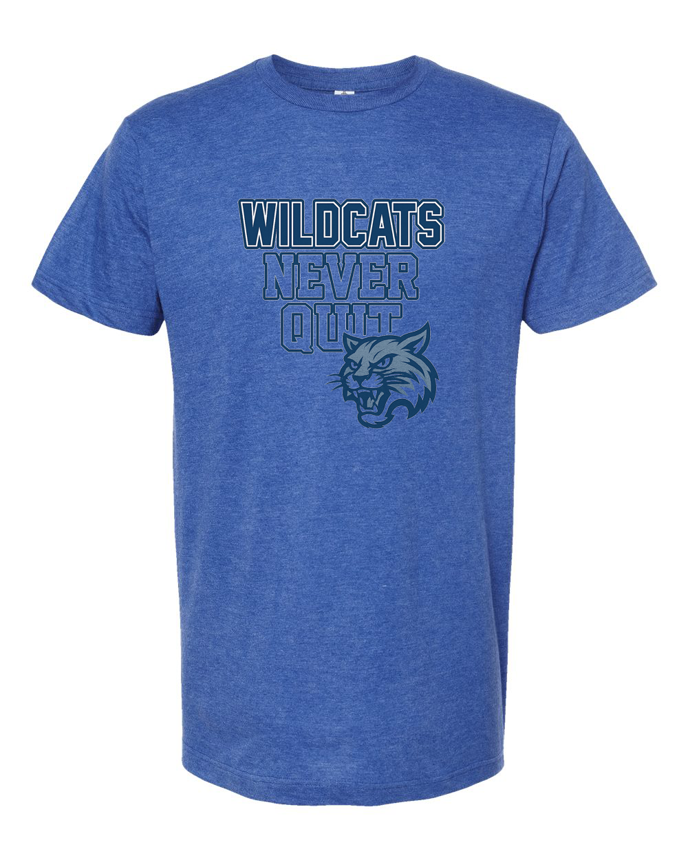 Wildcats Never Quit Logan Wildcats Graphic Shirt