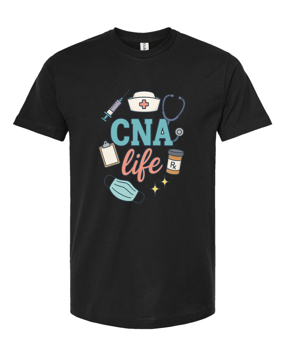 CNA Life Medical Icon T-Shirt Design