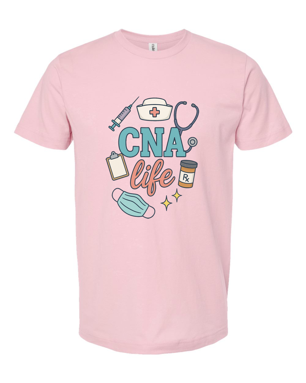 CNA Life Medical Icon T-Shirt Design