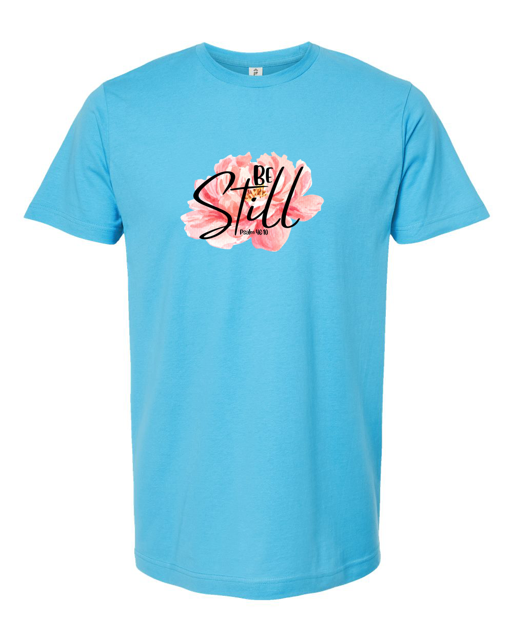 Be Still Pink Watercolor Faith Shirt