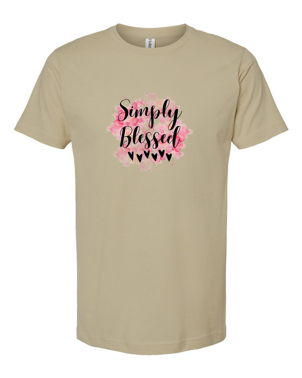 Simply Blessed Floral Faith Shirt