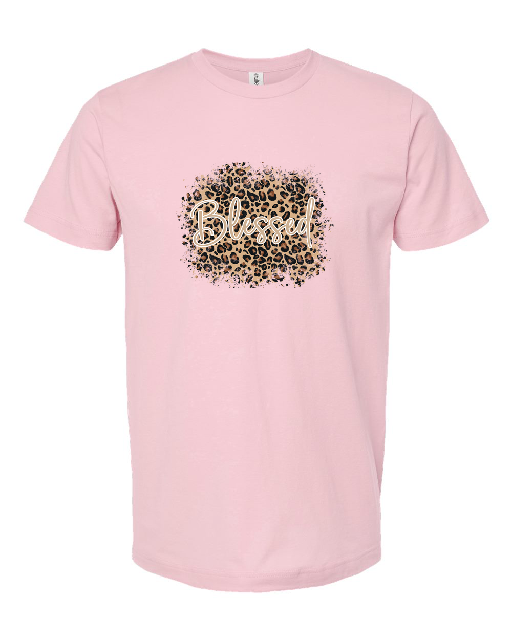 Blessed Leopard Print Faith Shirt