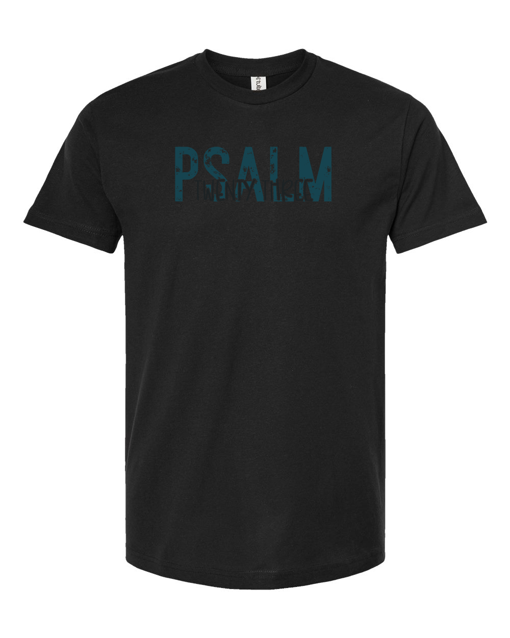 Psalm 23 Blue Minimal Scripture Shirt