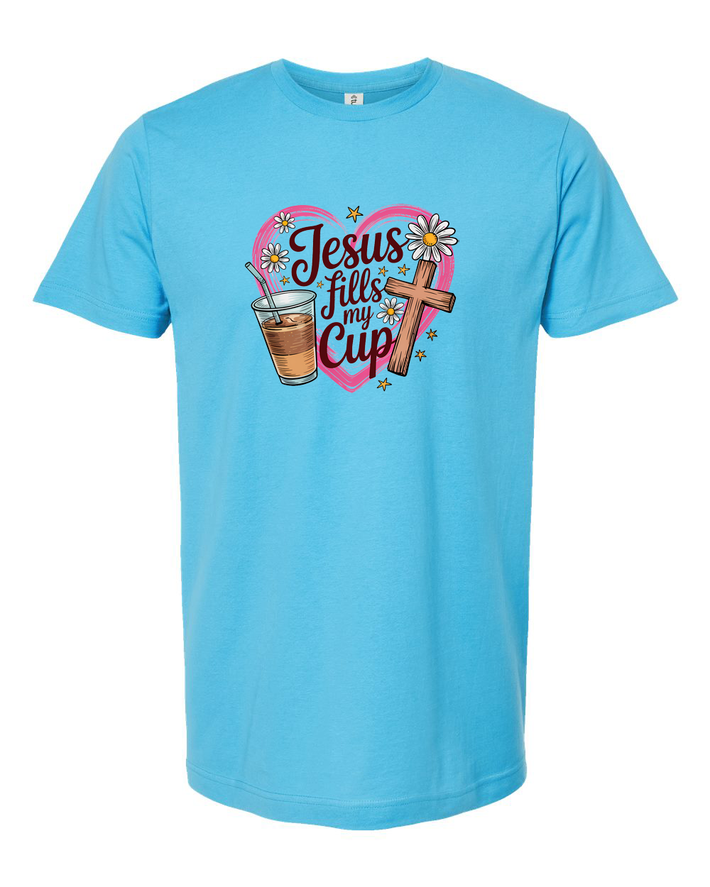 Jesus Fills My Cup Floral Tumbler Shirt