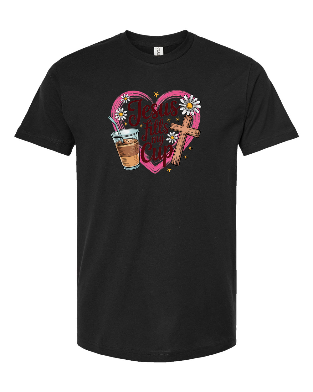 Jesus Fills My Cup Floral Tumbler Shirt