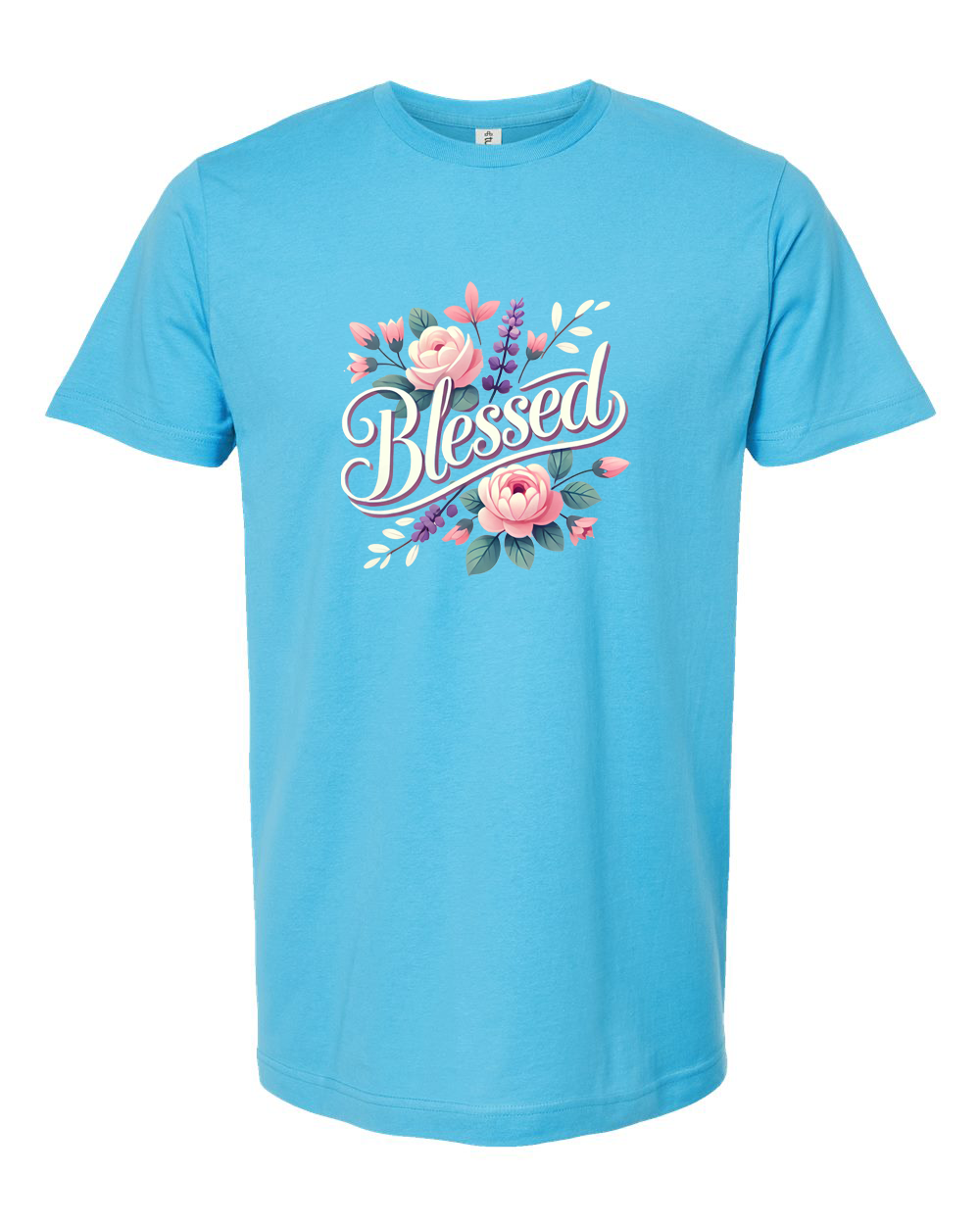 Blessed Floral Script Shirt