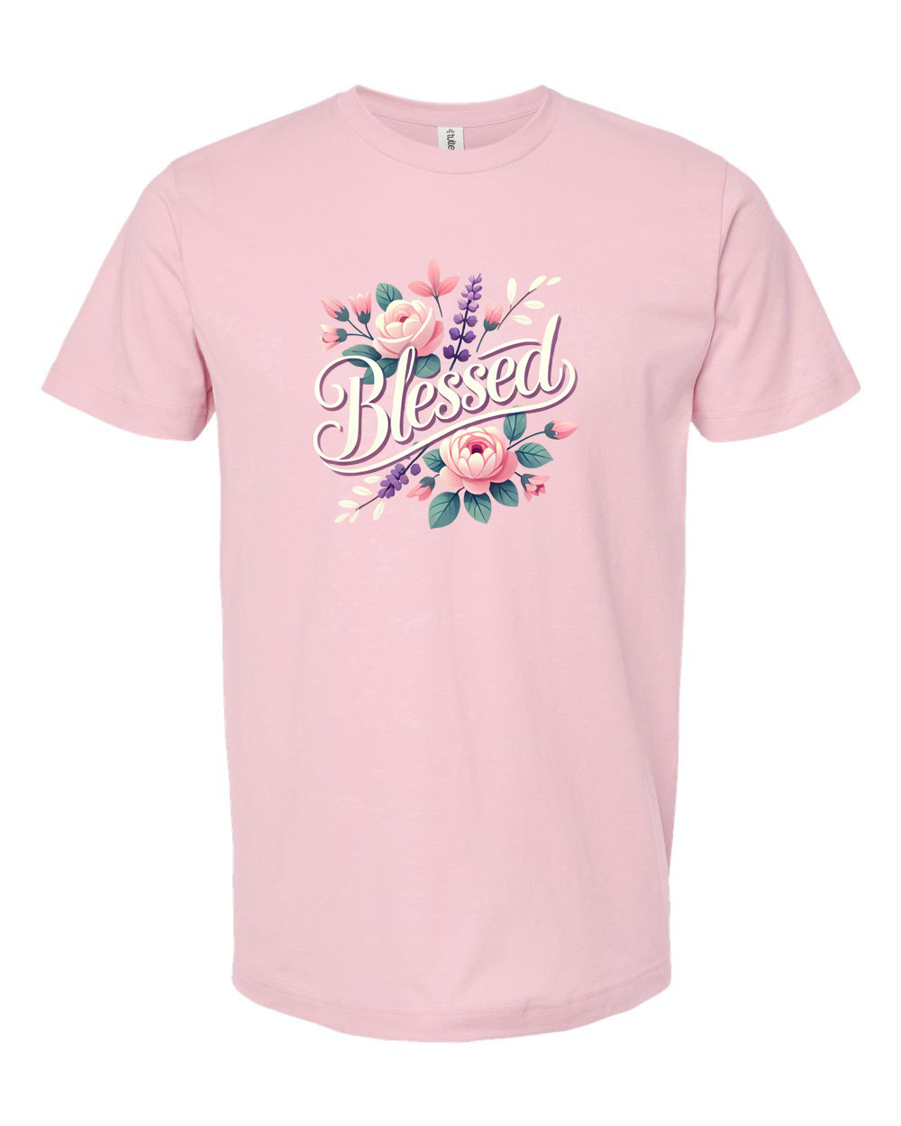 Blessed Floral Script Shirt