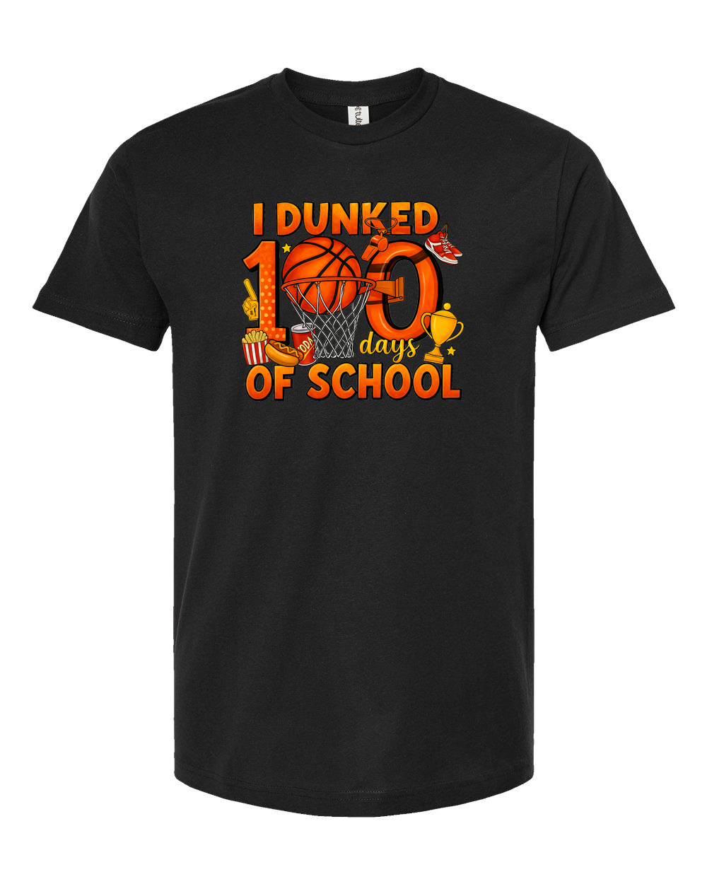I Dunked 100 Days of School Basketball Shirt