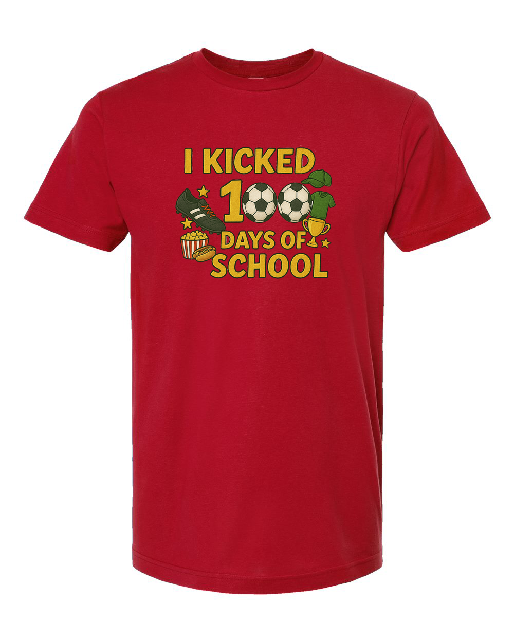 I Kicked 100 Days of School Soccer Shirt