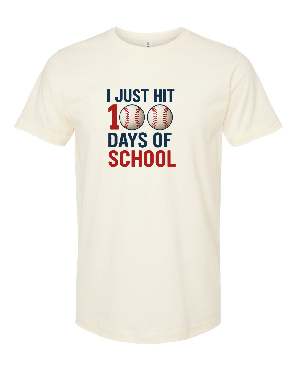 I Just Hit 100 Days of School Baseball Shirt