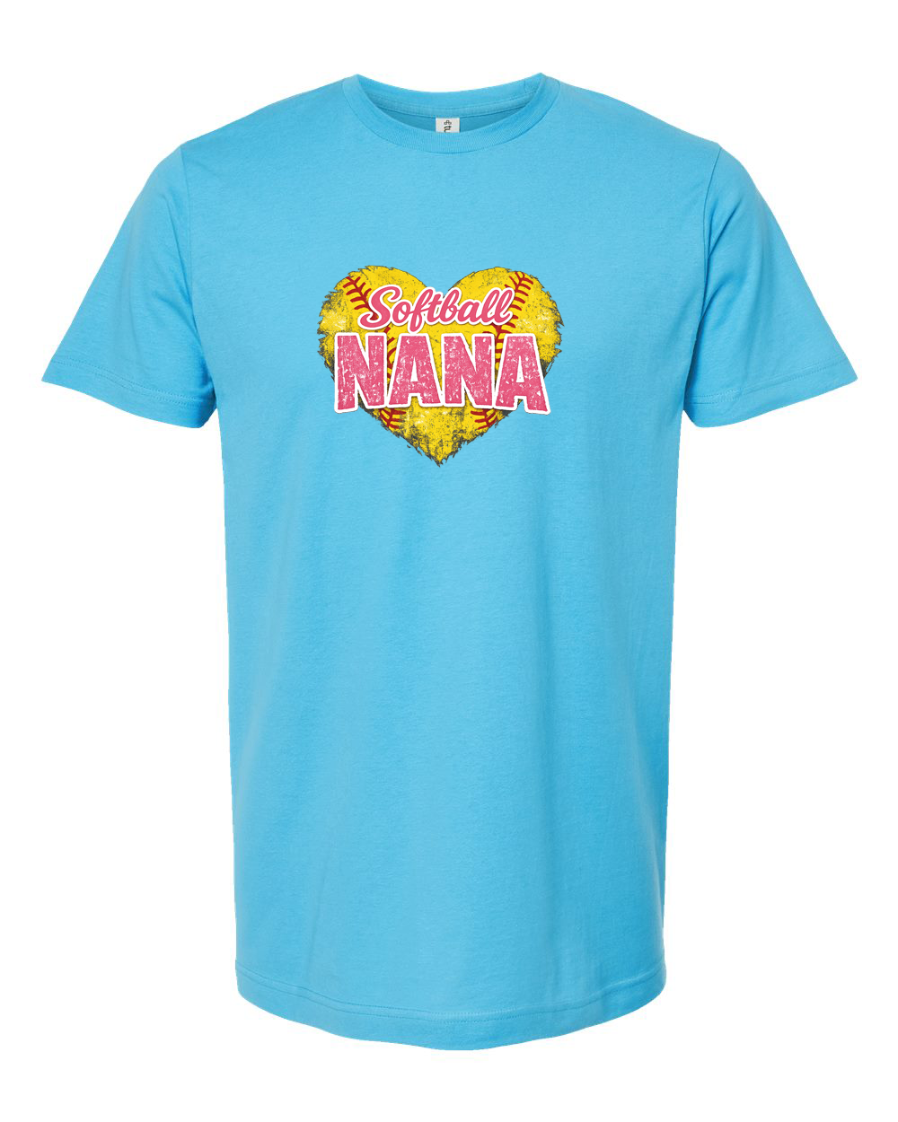 Softball Nana Heart Graphic Shirt