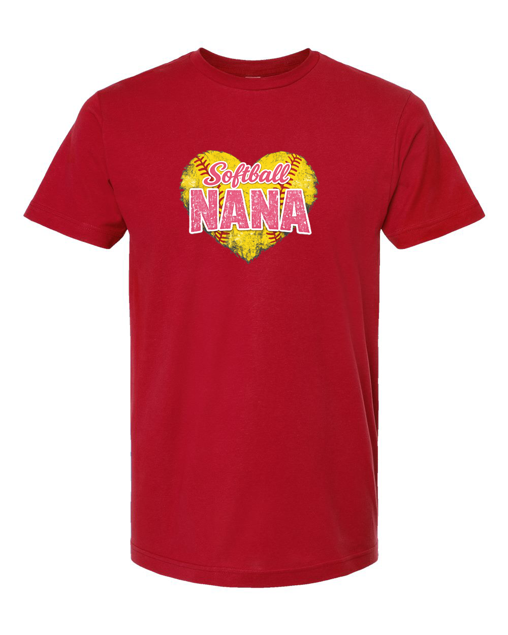 Softball Nana Heart Graphic Shirt