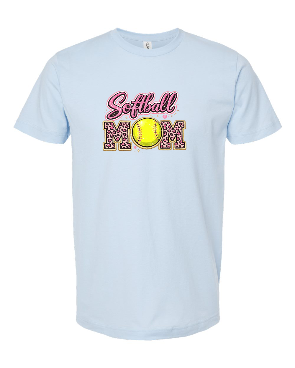 Softball Heart Graphic Shirt